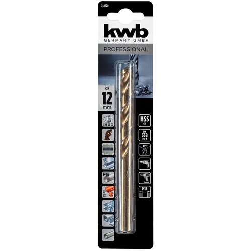 KWB Svrdlo za metal Cobalt 12 mm, HSS CO, DIN 339 Cijene
