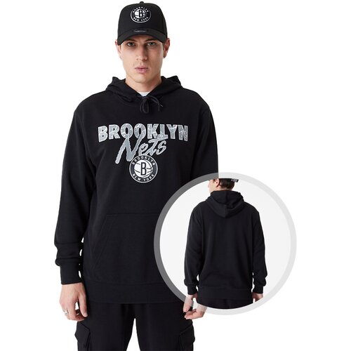 New Era Brooklyn Nets Team Script pulover s kapuco Cene