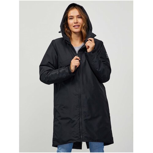 black long lightweight coat