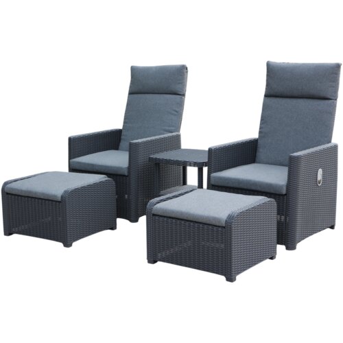 Molarem Home garnitura vrtnog namje&amp;scaron;taja - 2 fotelje + 2 taburea Slike