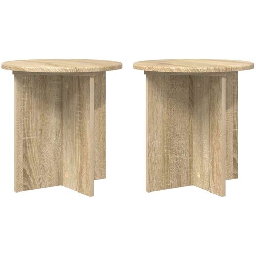  Stalak za biljke 2 pcs Hrast sonoma 40 x 40 x 40 cm Cene
