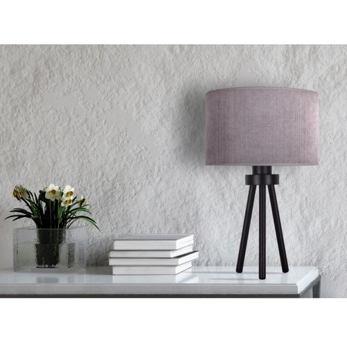  Duolla - Stona lampa LYON 1xE27/15W/230V prečnik 30 cm siva Slike