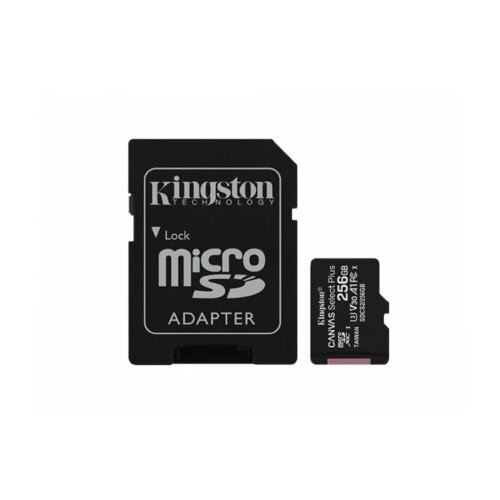 Kingston MikroSD mem.kart.256GB SelectPlus klasa10 Cene