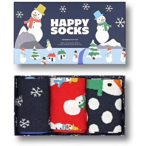 Happy Socks Nogavice Snowman Socks Gift Set 3-pack