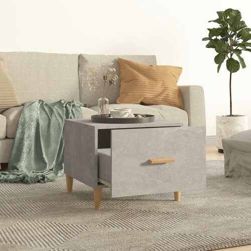  Stolići za kavu 2 kom Siva betona 50x50x40 cm konstruirano drvo Slike