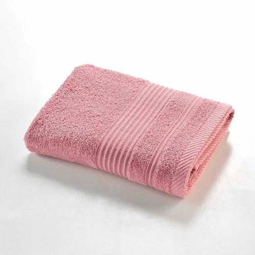 Douceur d intérieur Ružičasti pamučni ručnik od frotira 50x90 cm Tendresse –