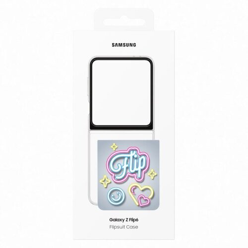 Samsung Za&amp;scaron;titna Maska SAMSUNG, EF-ZF741CTEGWW, Flipsuit Case, Galaxy Z Flip 6, Transparent Slike
