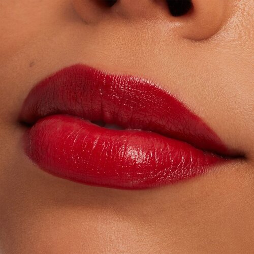 MAC Cosmetics MACximal Sleek Satin Lipstick kremasta vlažilna &amp;scaron;minka odtenek Left on Red 3,5 g Slike