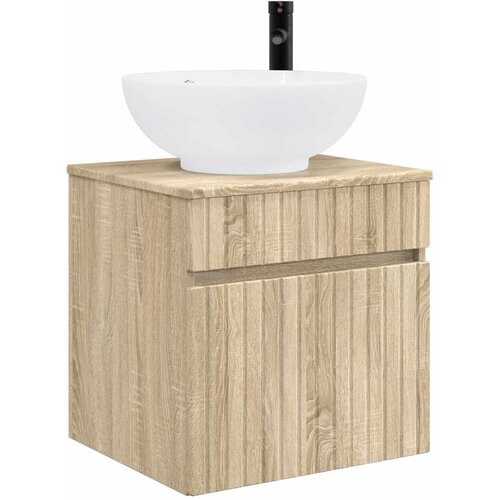 vidaXL Visoka umivalnik s police Sonoma hrast 49 x 44,5 x 66,5 cm, (5000246119) Cene