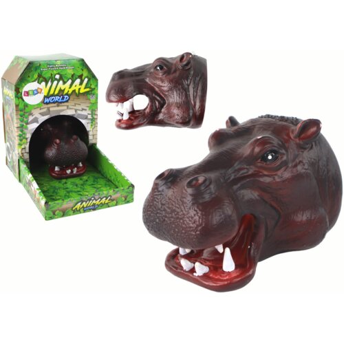 Animal Hippopotamus Hand Puppet Slike