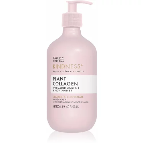 Baylis & Harding Kindness+ Plant Collagen tekući sapun za njegu ruku Parfemi Coconut Milk & Rose Water 500 ml