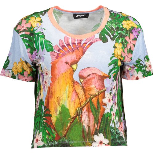 Desigual WOMEN&amp;amp;#39;S SHORT SLEEVE T-SHIRT LIGHT BLUE Slike