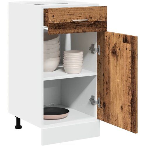vidaXL Donji dio ladice Staro drvo 40x46x81,5 cm Konstruirano drvo Cijene