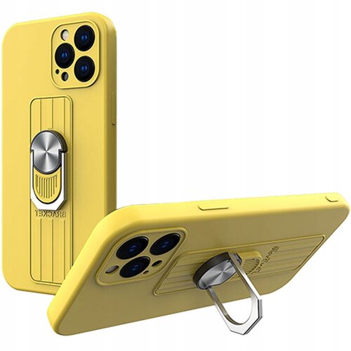 HURTEL OVITEK RING CASE Z DRŽALOM ZA IPHONE 12 PRO RUMEN, (21910802) Cene