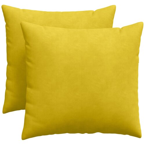  Jastučići za sofu 2 pcs Žuta 50 x 50 cm Kordura tekstil Slike