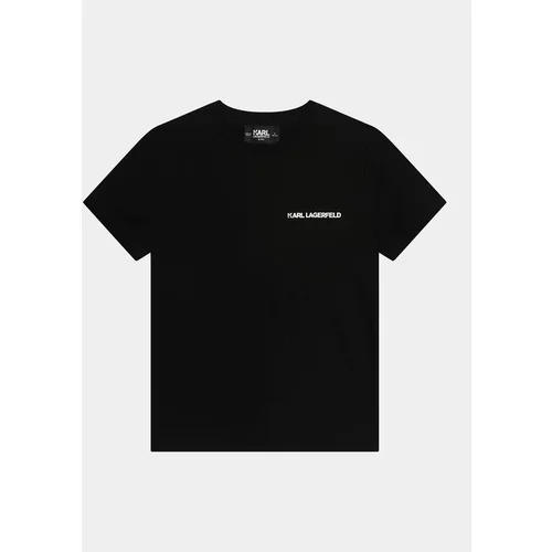 Karl Lagerfeld Kids Majica Z30056 D Črna Regular Fit
