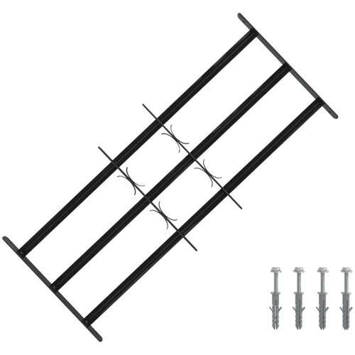  Re&scaron;etka za prozor Crna 116 x 45 cm Čelik s prahom premazan Cijene