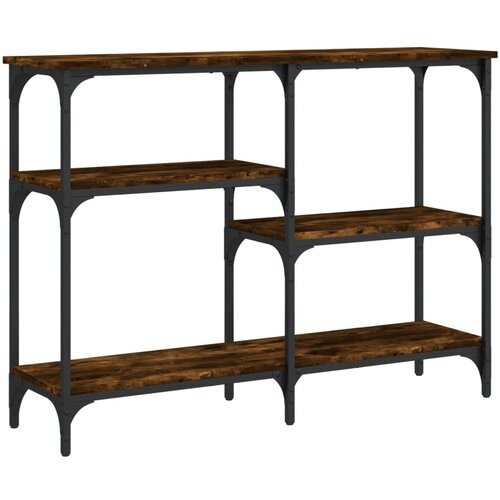  Konzolni stol boja hrasta 102x29x75 cm od konstruiranog drva Slike