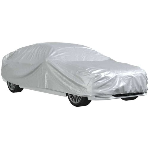  Automobilska navlaka za limuzinu s trakama srebrna L PEVA Slike