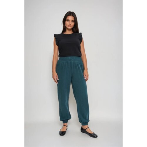 Marisse Green Cotton Trousers Cijene