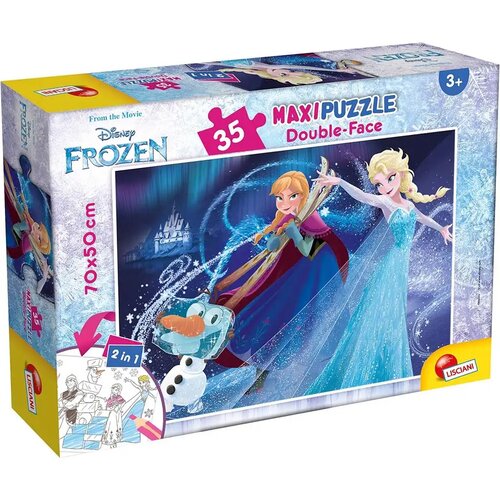 Lisciani Giochi Frozen 2 u 1, maxi slagalica od 35 dijelova i bojanka 70x50 cm &ndash; Lisciani Cijene