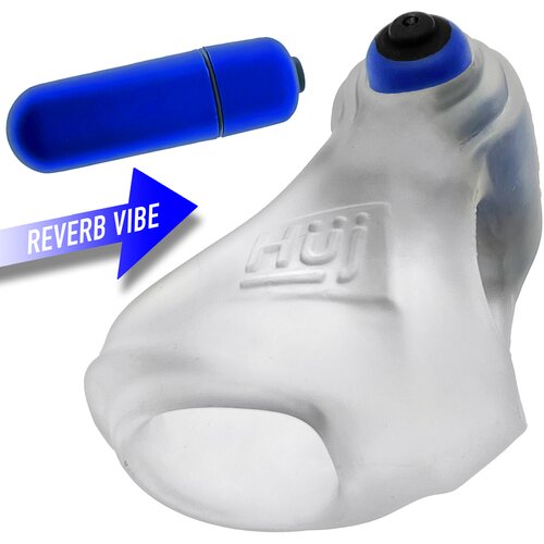 Hünkyjunk REVSLING Vibrating Cocksling Clear Ice Cene