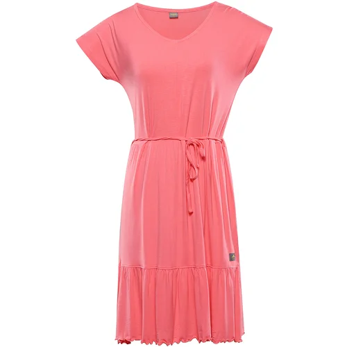 NAX Women's dress VERHA calypso coral