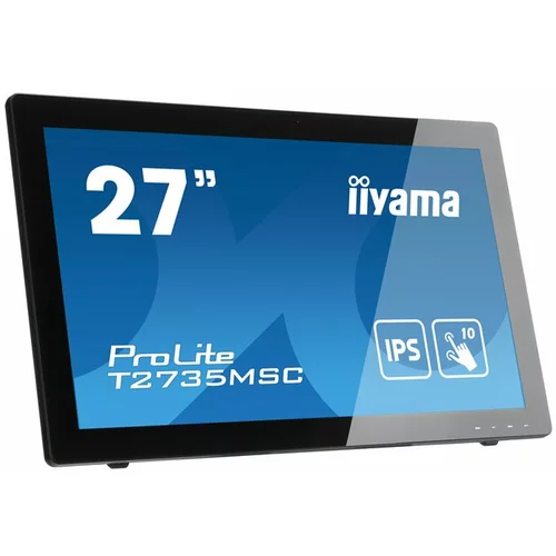 Iiyama Prolite t2735msc-b3 68,6cm (27) fhd ips pcap na dotik led informacijski zaslon s spletno kamero