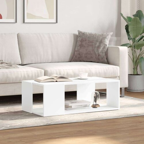  Stolić za kavu bijeli 89 5x48x30 cm od konstruiranog drva Slike