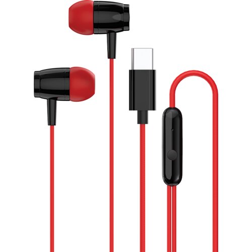 Canyon headphones SEP-5 TYPE-C Red Cijene