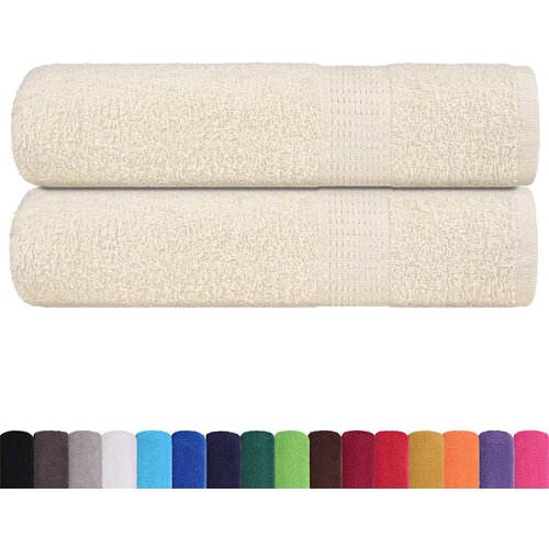 vidaXL Ručnici za ruke FROGN 2 kom. Krem 50x100 cm 360 g/m² - Krema 50 x 100 cm 2 Cene
