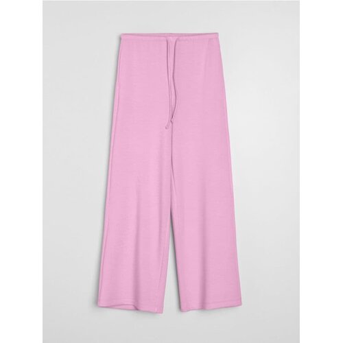 Sinsay Wide leg hlače od mekane pletenine s mje&scaron;avinom viskoze soft touch Cijene