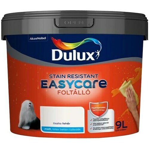 DULUX Unutarnja disperzijska boja Easycare (Bijela, 9 l) Cijene