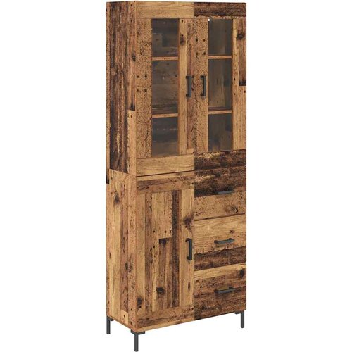  Highboard 2 kom. Staro drvo 69,5 x 34 x 180 cm Slike