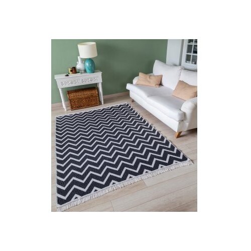 Conceptum Hypnose tepih staza (80x300) 23002A white black Slike