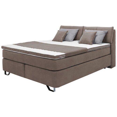 Mömax Postelja Boxspring Tabea, Svetlo Rjava, 160x200 Cene