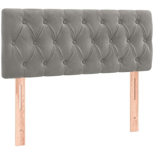 Box spring krevet s madracem svjetlosivi 90x190 cm bar&amp;scaron;unasti Slike