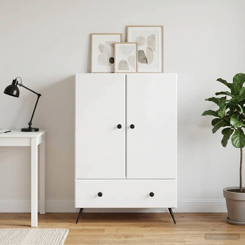  Kreveta Bijela visokog sjaja 66 x 34,5 x 95 cm Cijene