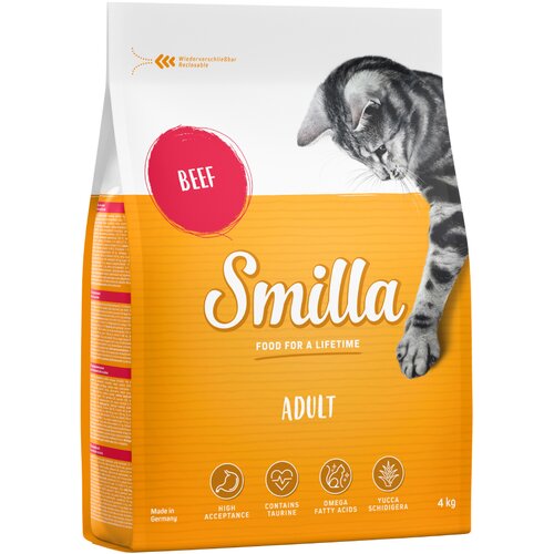 Smilla suha mačja hrana 4 kg po posebni ceni! - Adult govedina Cene