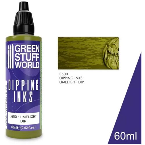 Green Stuff World Dipping ink 60 ml - LIMELIGHT DIP boja Slike