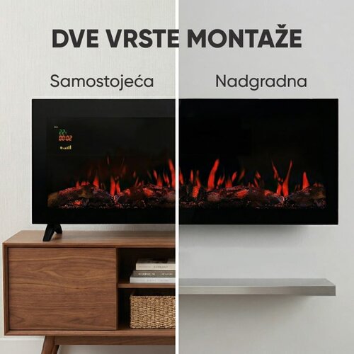 Prosto 2u1 električni 50&amp;quot; multikolor kamin 2000W EK50A12L Slike