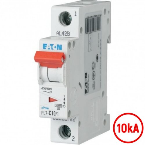 Eaton Automatski osigurač 10A C 10kA PL7-C10/1 262702 Cene