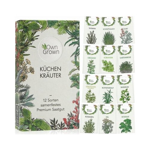 Own Grown Kuhinjska zelišča 12 vrst semen-set Cene