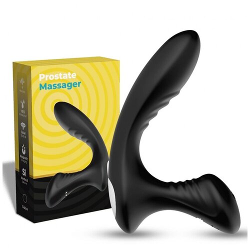  Masažer prostate Storm, 15cm, Crni Cene