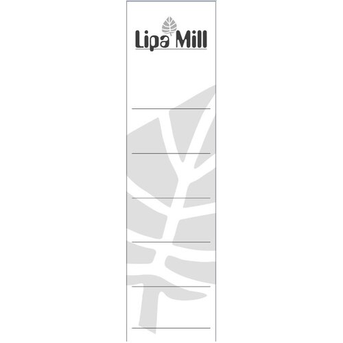  Etiketa za registrator a4 ozka nalepka lipa mill 40x176mm LIPA MILL Cene