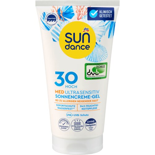 sundance MED ULTRA SENSITIV gel krema za zaštitu od sunca, SPF 30 150 ml Cene