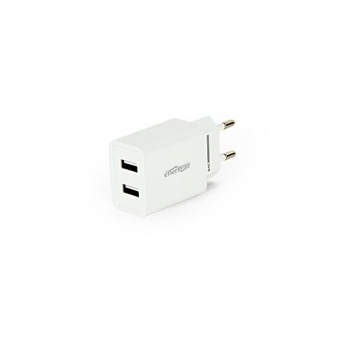  USB punjač GEMBIRD, 2 porta 2,1A, white, EG-U2C2A-03-W Slike