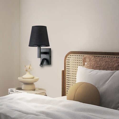  Brilagi - LED zidna lampa DEYA 1xE14/40W/230V + LED/3W crna Slike