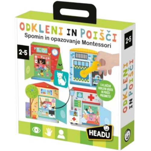 Headu montessori dječja igra odkleni in poišči slo Cene