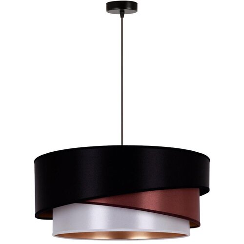  Duolla - Visilica na sajli KOBO 1xE27/15W/230V Ø 45 cm crna/bordo/srebrna Cene